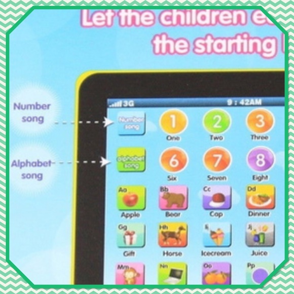 🌟New🌟 Children’s Educational Tablet Pad 🌟 - Picture 4 of 12